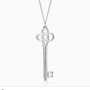 Tiffany & Co. Crown Key Pendant Necklace